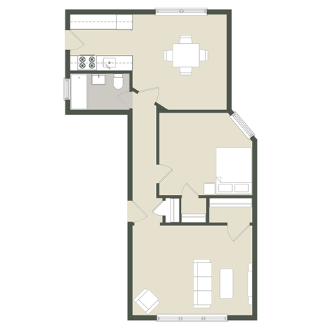 1400 W. Edgewater Ave. 1-2 Beds Apartment, Supera for Rent - Photo Gallery 7